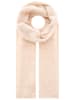 Zwillingsherz Kaschmir-Schal in Hellbeige - (L)180 x (B)28 cm