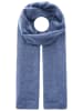 Zwillingsherz Kaschmir-Schal in Blau - (L)180 x (B)28 cm