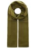 Zwillingsherz Kaschmir-Schal in Khaki - (L)180 x (B)28 cm