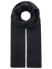 Zwillingsherz Kaschmir-Schal in Schwarz - (L)180 x (B)28 cm