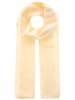 Zwillingsherz Kaschmir-Schal in Creme - (L)180 x (B)28 cm