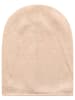 Zwillingsherz Kaschmir-Beanie in Beige