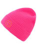 Zwillingsherz Kaszmirowa czapka beanie w kolorze różowym