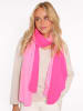 Zwillingsherz Kaschmir-Schal in Pink/ Rosa - (L)180 x (B)45 cm