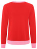 Zwillingsherz Kaschmir-Pullover in Rot/ Rosa