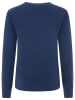 Zwillingsherz Kaschmir-Pullover "Herzen" in Dunkelblau