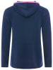 Zwillingsherz Kaschmir-Pullover in Dunkelblau
