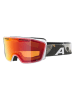 Alpina Ski-/ Snowboardbrille "Nendaz" in Schwarz/ Weiß/ Orange