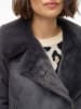 Vero Moda Kunstleren jas "Peggy" grijs