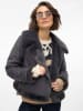 Vero Moda Kunstleren jas "Peggy" grijs
