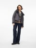 Vero Moda Kunstleren jas "Peggy" grijs