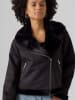 Vero Moda Kunstleren jas "Peggy" zwart