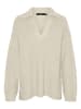 Vero Moda Sweter "Luna" w kolorze beżowym