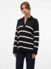 Vero Moda Sweter "Luna" w kolorze czarno-białym