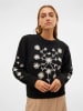 Vero Moda Sweter "Gaia" w kolorze czarnym