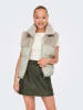 ONLY Doorgestikte bodywarmer grijs