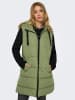 ONLY Doorgestikte bodywarmer groen
