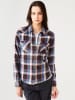 LTB Blouse antraciet/blauw/rood