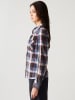LTB Blouse antraciet/blauw/rood