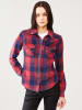 LTB Blouse donkerblauw/rood