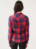 LTB Blouse donkerblauw/rood