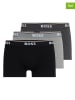 Hugo Boss Underwear 3-delige set: boxershorts antraciet/grijs/zwart