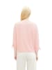 Tom Tailor Longsleeve in Rosa/ Weiß