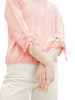 Tom Tailor Longsleeve in Rosa/ Weiß