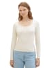 Tom Tailor Longsleeve in Creme