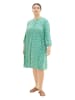 Tom Tailor Jurk groen/wit