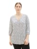 Tom Tailor Blouse grijs/wit