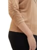 Tom Tailor Longsleeve in Hellbraun
