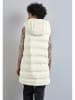 Street One Doorgestikte bodywarmer crème