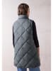 Cecil Doorgestikte bodywarmer grijs