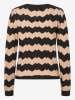More & More Cardigan in Schwarz/ Hellbraun