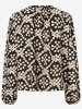 More & More Bluse in Schwarz/ Beige