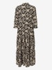 More & More Jurk zwart/beige