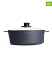 Woll 2-delige set: braadslede antraciet - 3,7 l