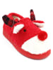 Confly Pantoffels rood/wit