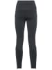 Odlo Laufleggings "Ceramiwarm" in Schwarz