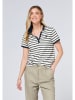 Polo Sylt Poloshirt wit/donkerblauw