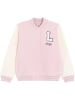 COOL CLUB Sweatjacke in Rosa/ Weiß