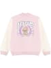 COOL CLUB Sweatjacke in Rosa/ Weiß