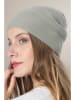Perfect Cashmere Kaszmirowa czapka beanie "Faith" w kolorze szarym