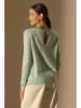 Perfect Cashmere Kaschmir-Pullover "Leslie" in Grün
