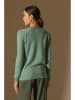 Perfect Cashmere Kaszmirowy sweter "Wilma" w kolorze zielonym