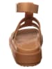 Crocs Sandalen "Brooklyn Luxe" in Hellbraun
