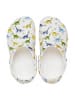 Crocs Chodaki "Classic" w kolorze białym ze wzorem