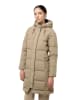 Jack Wolfskin Płaszcz puchowy w kolorze beżowym