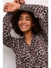 Kaffe Kleid in Schwarz/ Hellbraun/ Beige
